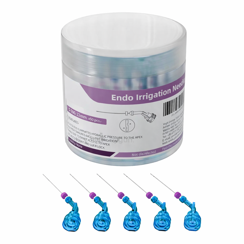 Eagle Endo İrrigasyon İğnesi Sarı Açılı