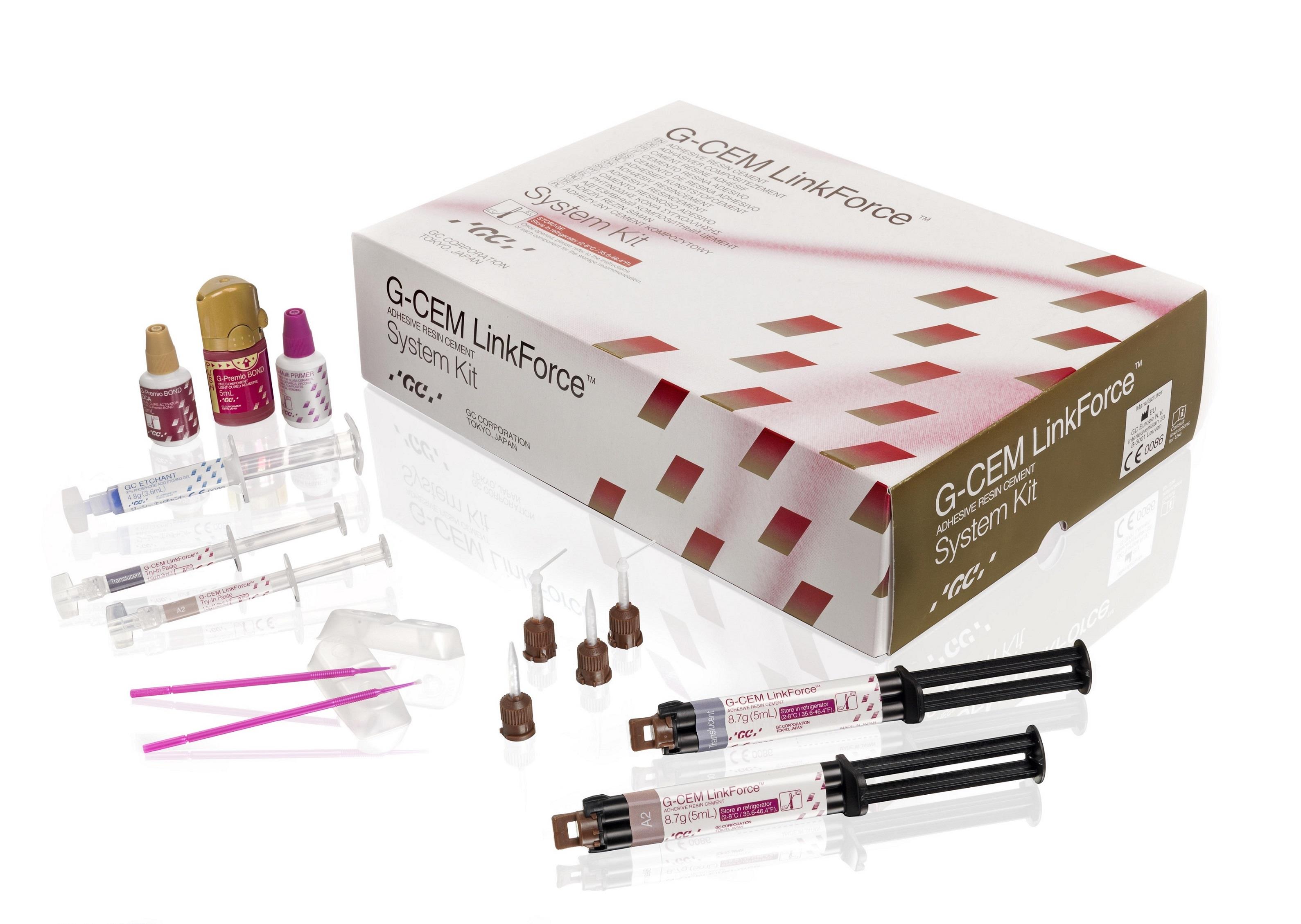 GC Dental G-Cem LinkForce Dual Cure Rezin Siman System Kit