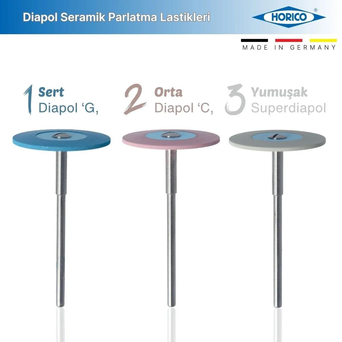 Horico Diapol Seramik Parlatma Lastikleri