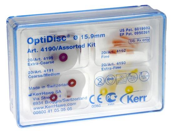 Kerr OptiDisc Bitirme ve Parlatma Diski Kit 120 Li