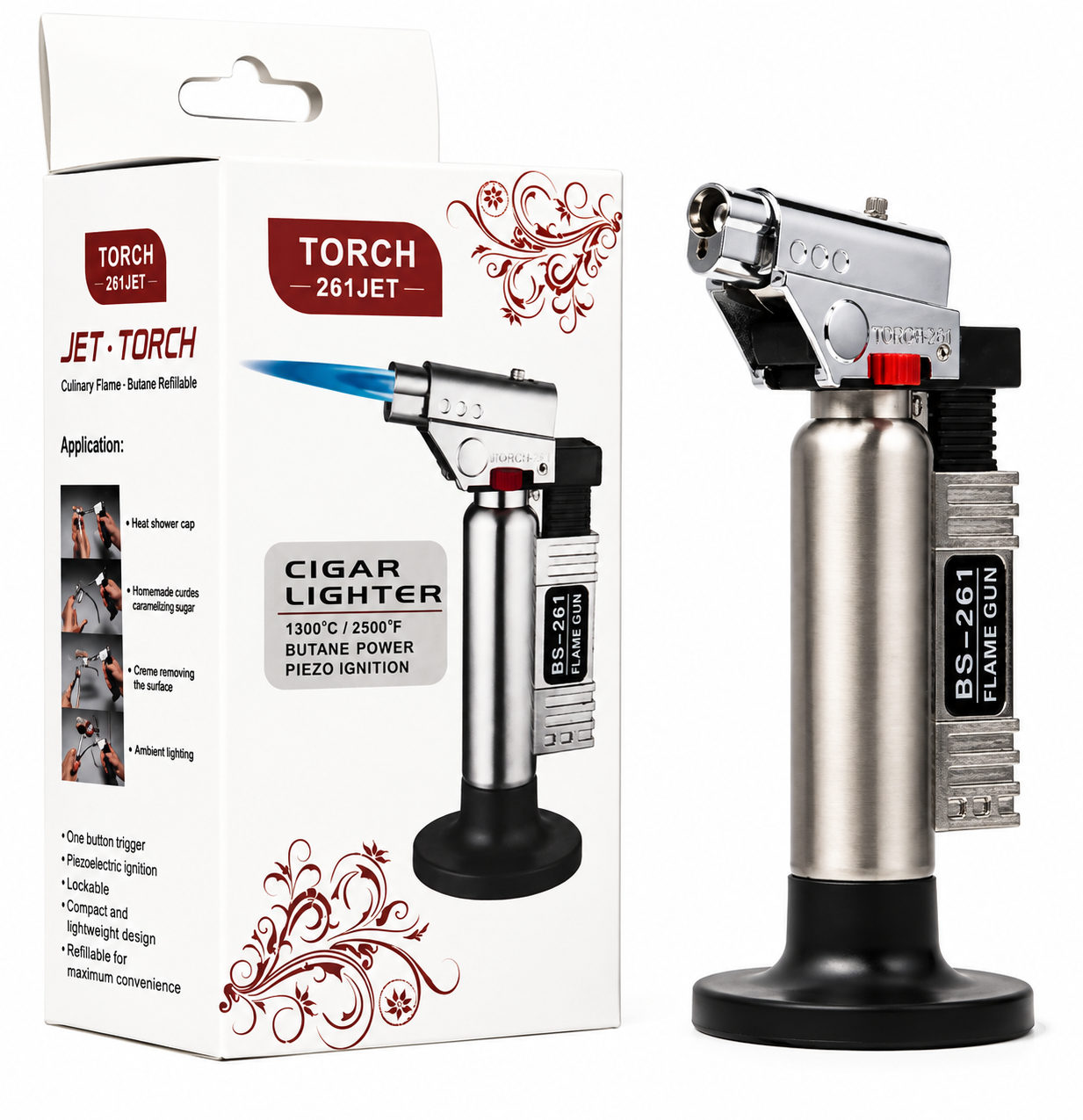 Metal Torch Jet Pürmüz Çakmak