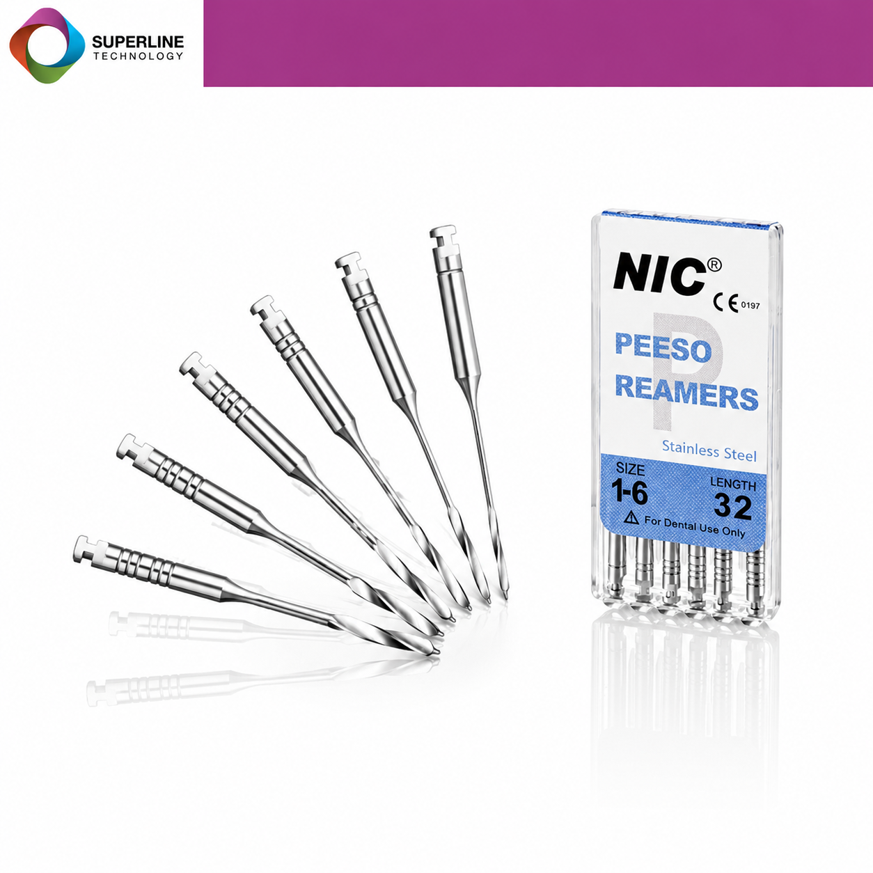 Nic Superline Peeso Reamers 32 mm
