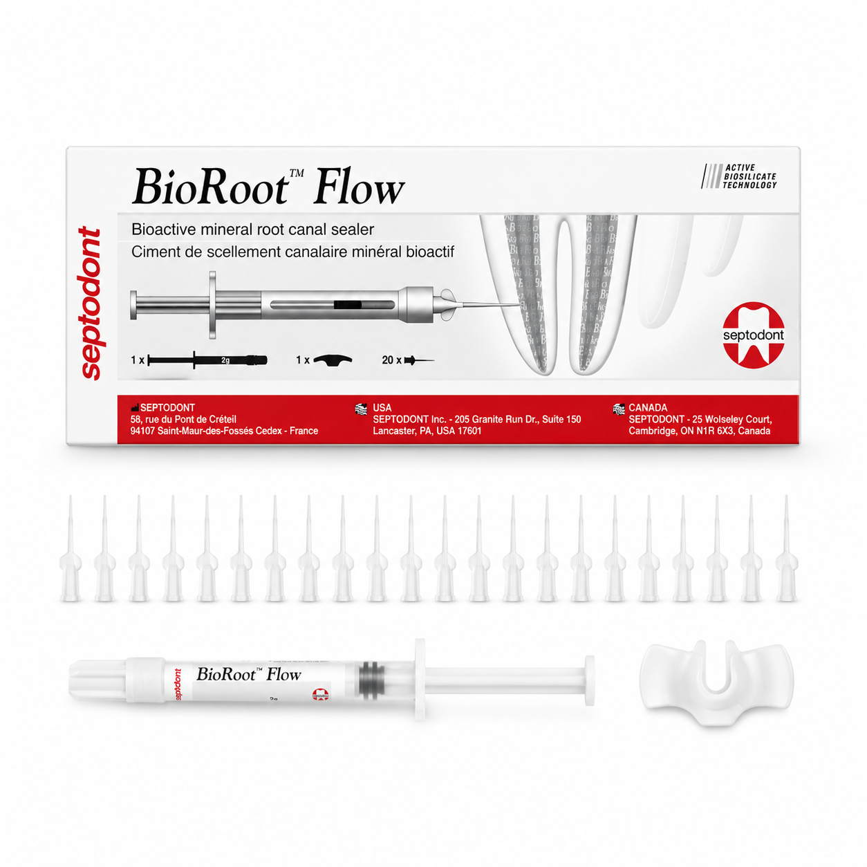 Septodont BioRoot Flow Bioseramik Kanal Dolgu Patı 2 gr