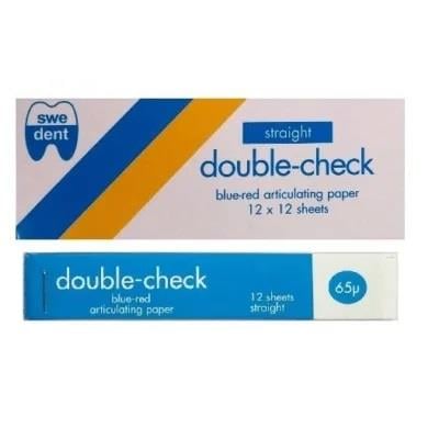 Swedent Double Check Artiklasyon Kağıdı Düz
