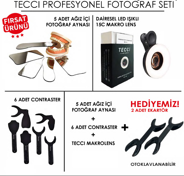 Tecci Profesyonel Dental Fotoğraf Seti