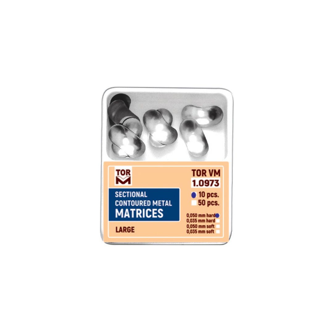 Tor VM Bölgesel Konturlu Metal Matrixler (Large) No:1.0973 0,050mm Sert 10'lu