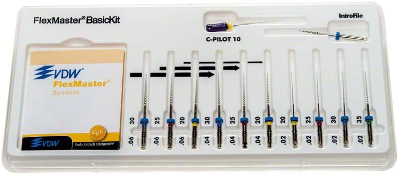 VDW FlexMaster Rotary Kanal Eğesi NiTi Basic Kit