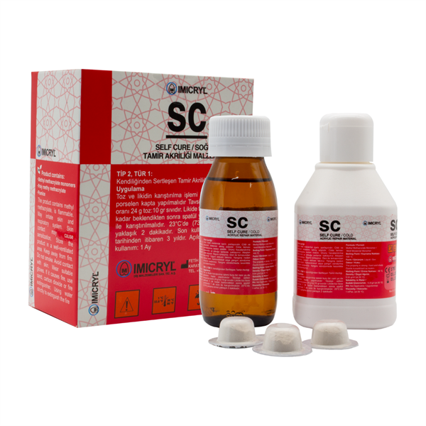 Imicryl SC Soğuk Akrilik Small (Öğrenci) Set Pembe