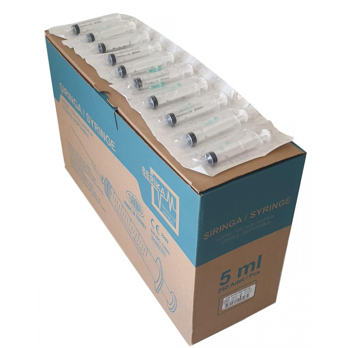 Berika Steril Enjektör 5 Ml