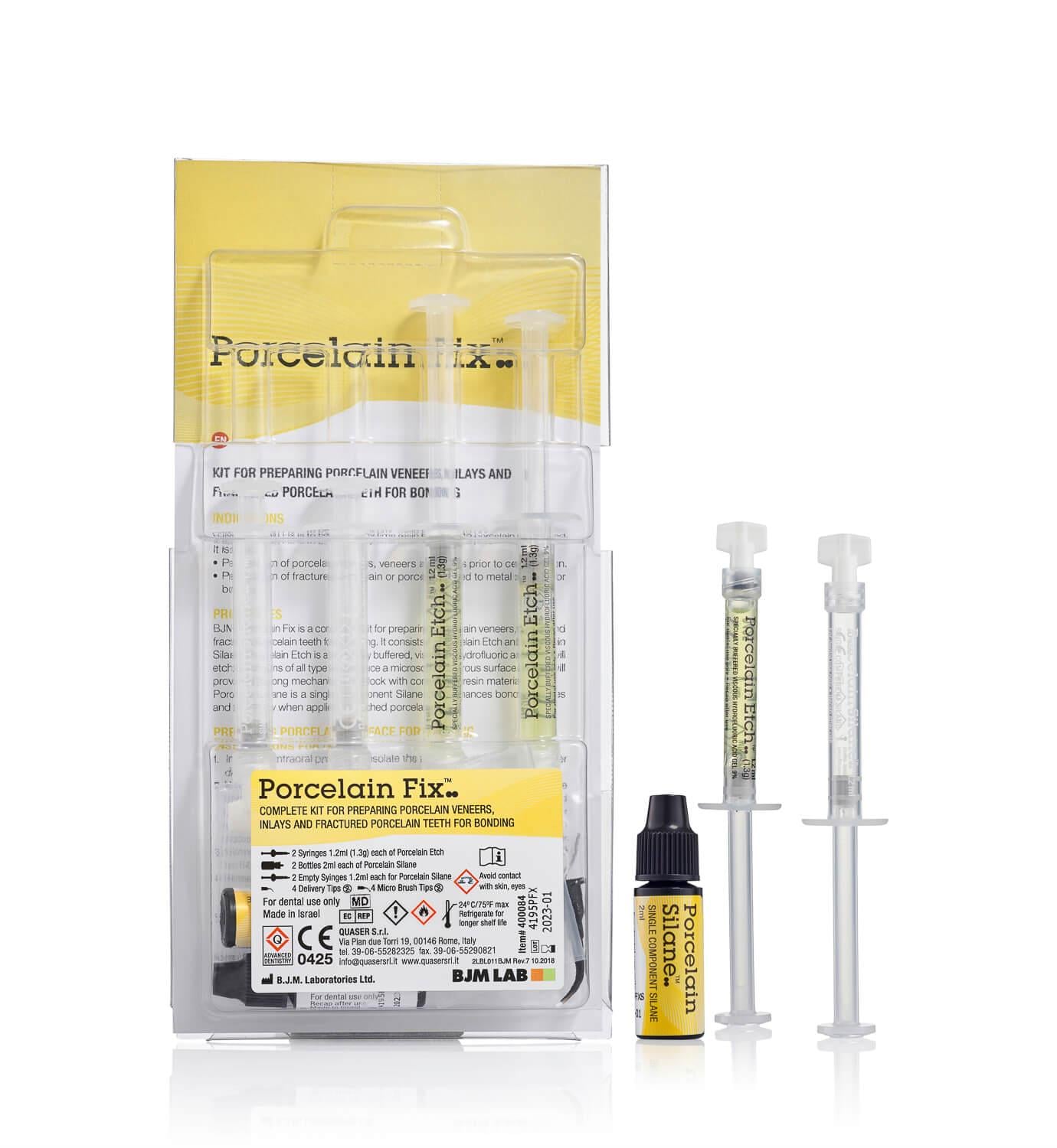 Bjm Labs Porcelain Fix Porselen Asit ve Silan Kit