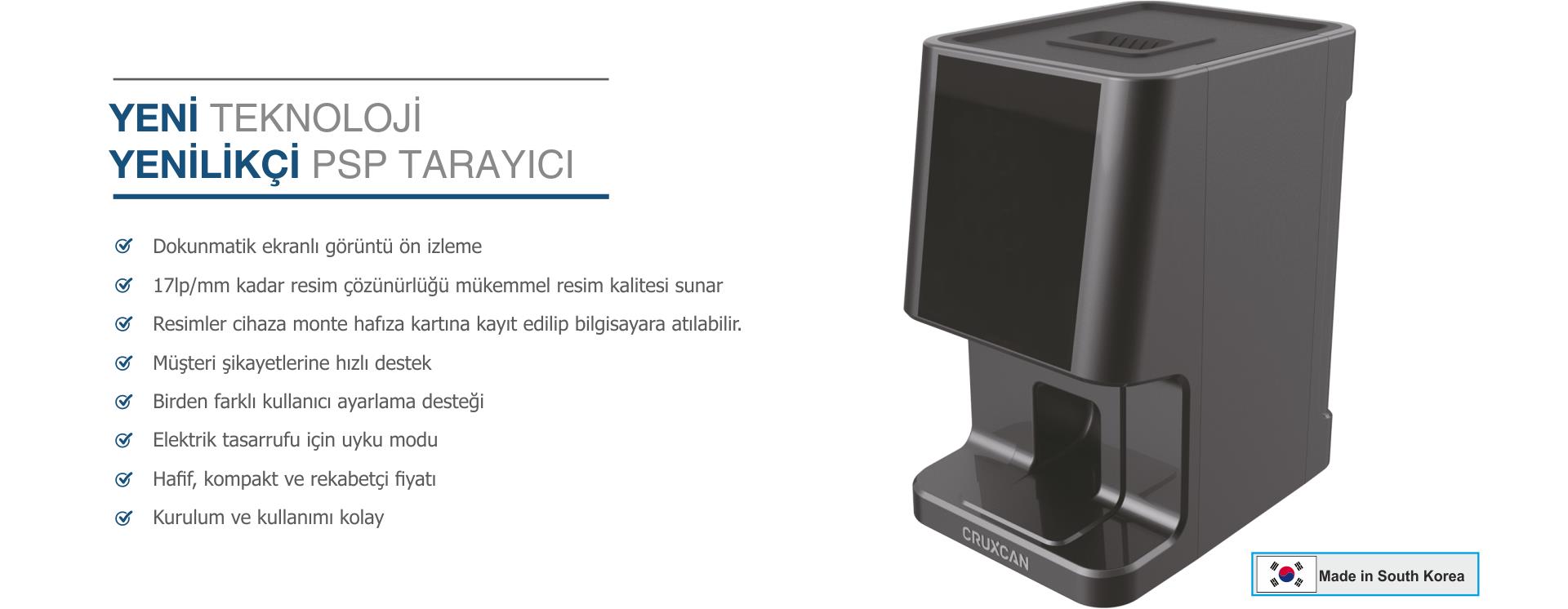 CRUXCAN Dijital Fosfor Plak Tarama Cihazı
