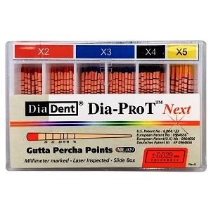 Diadent Dia-ProT Gutta Percha Points (Protaper Next Uyumlu) 