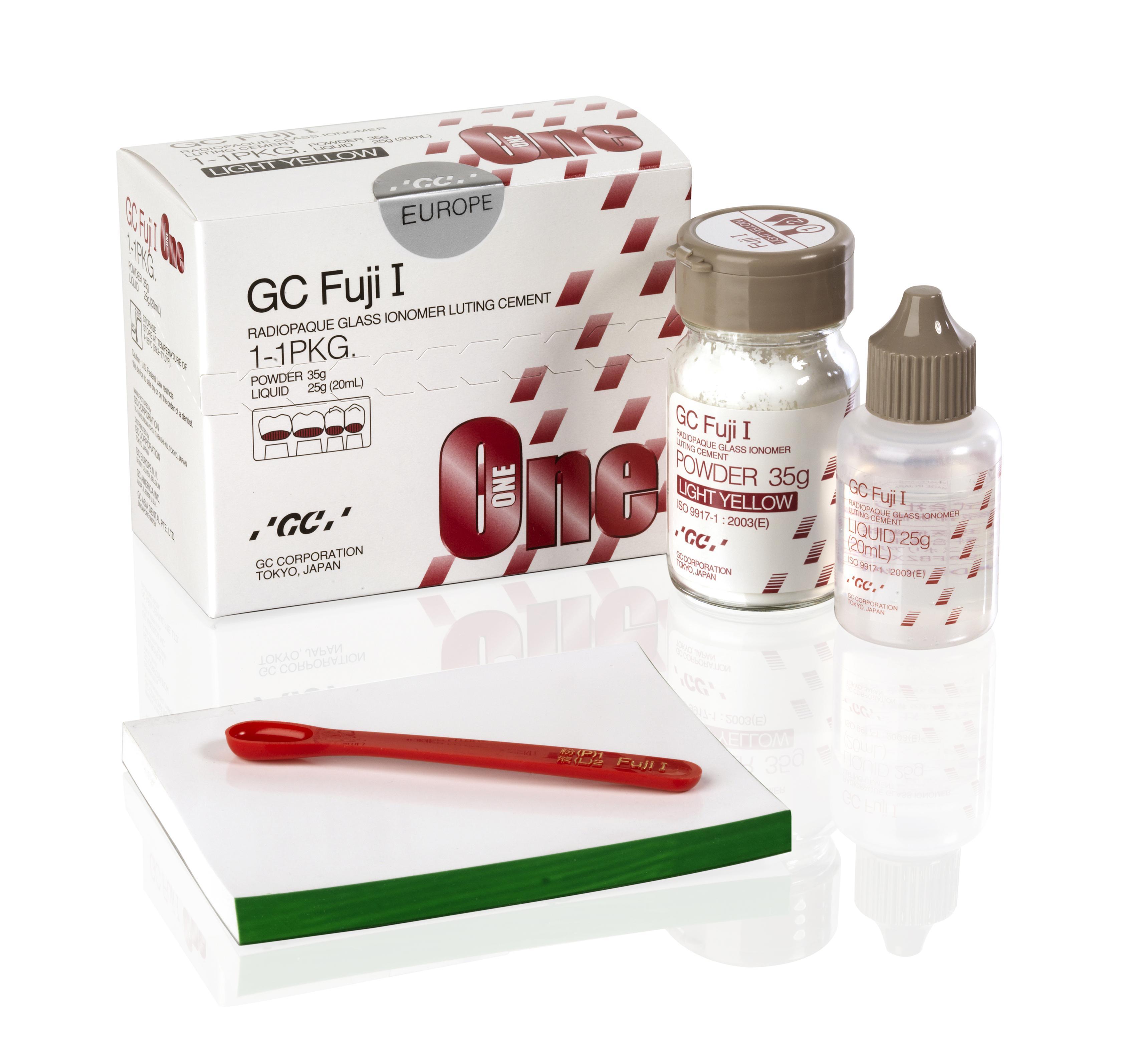 GC Dental Fuji 1 Cam İonomer Yapıştırma Simanı Toz Likit