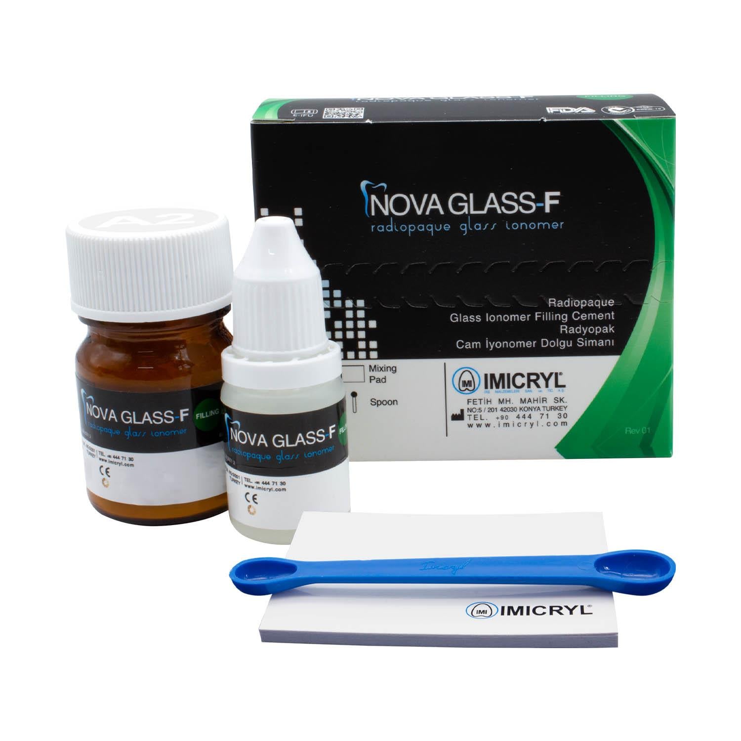 Imicryl Nova Glass F Radyopak Cam İonomer Dolgu Simanı