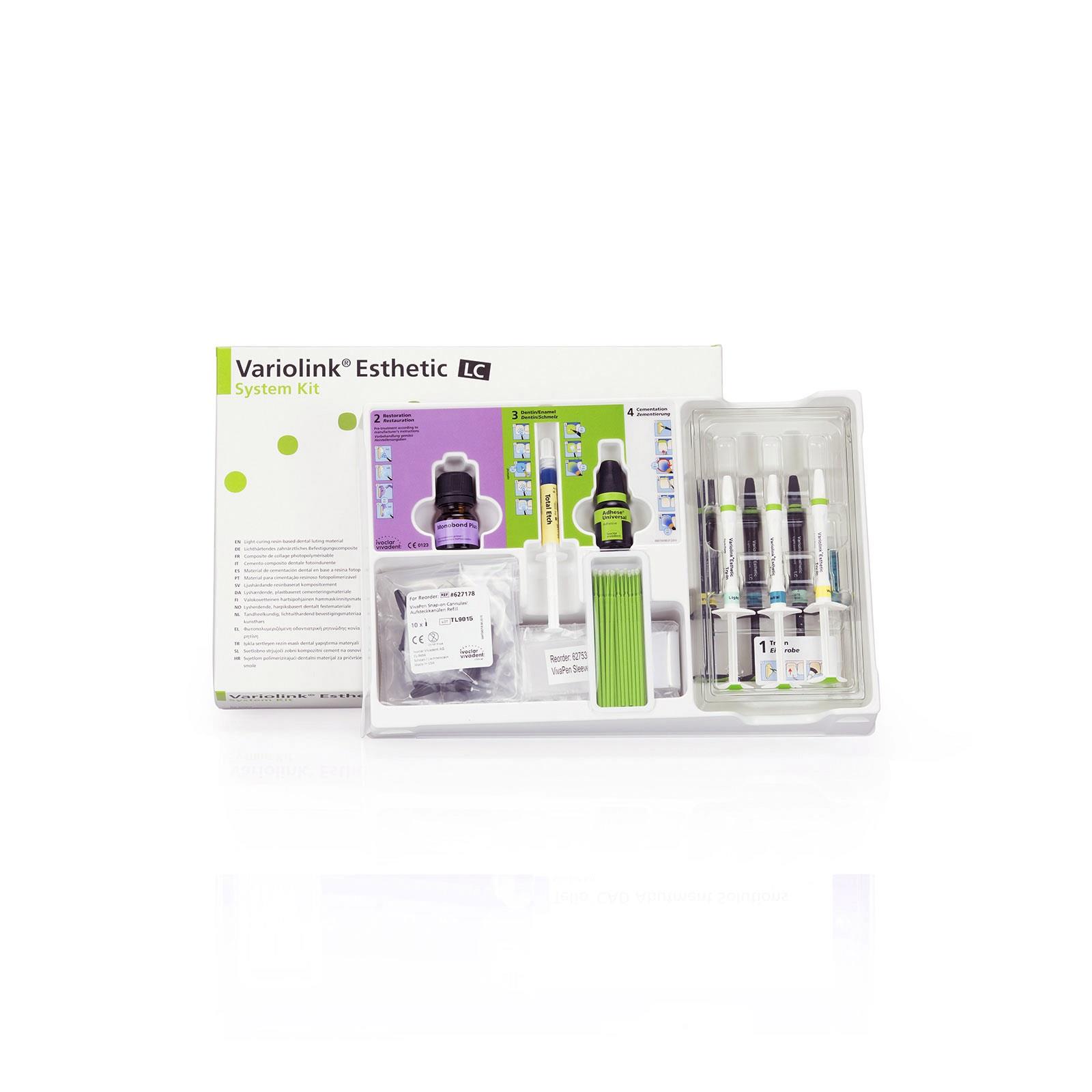 İvoclar Vivadent Variolink Esthetic LC Yapıştırma Simanı System Kit