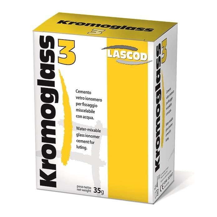Lascod Kromoglass 3 Cam Ionomer Yapıştırma Simanı