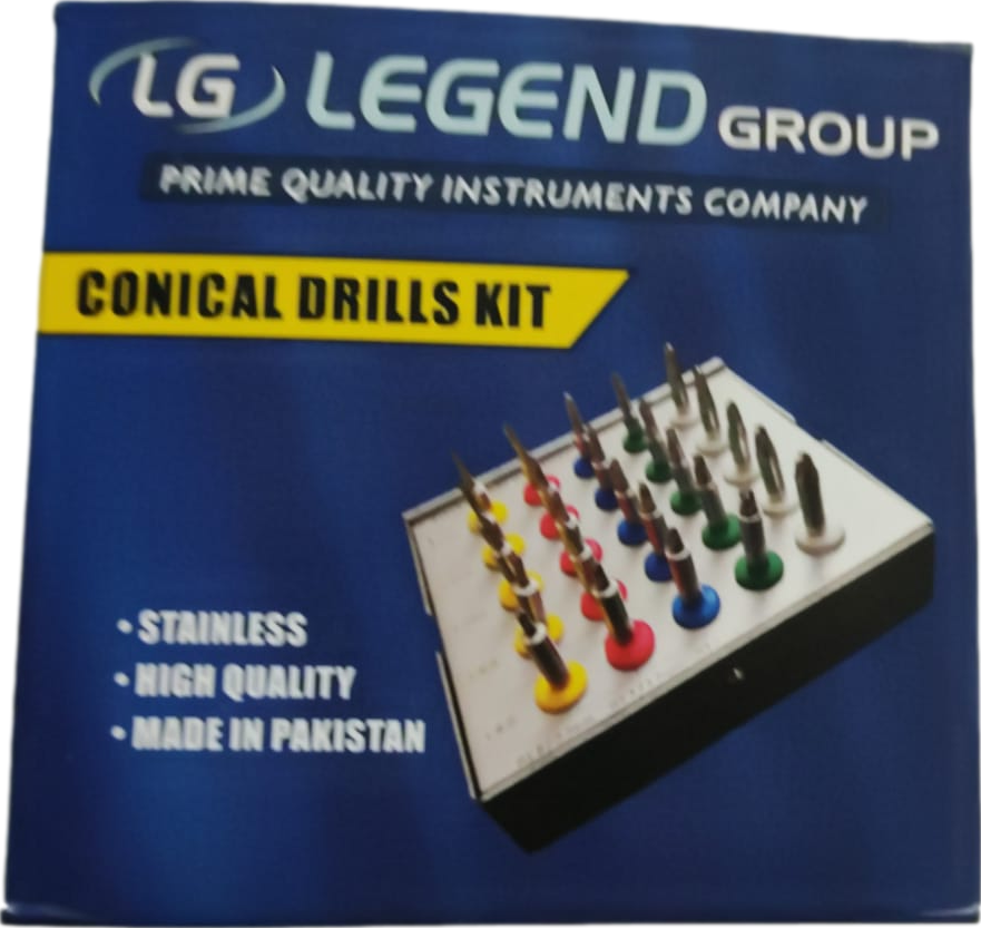 Legend Conical Drill Kit 25 li (Konik Diril Seti)