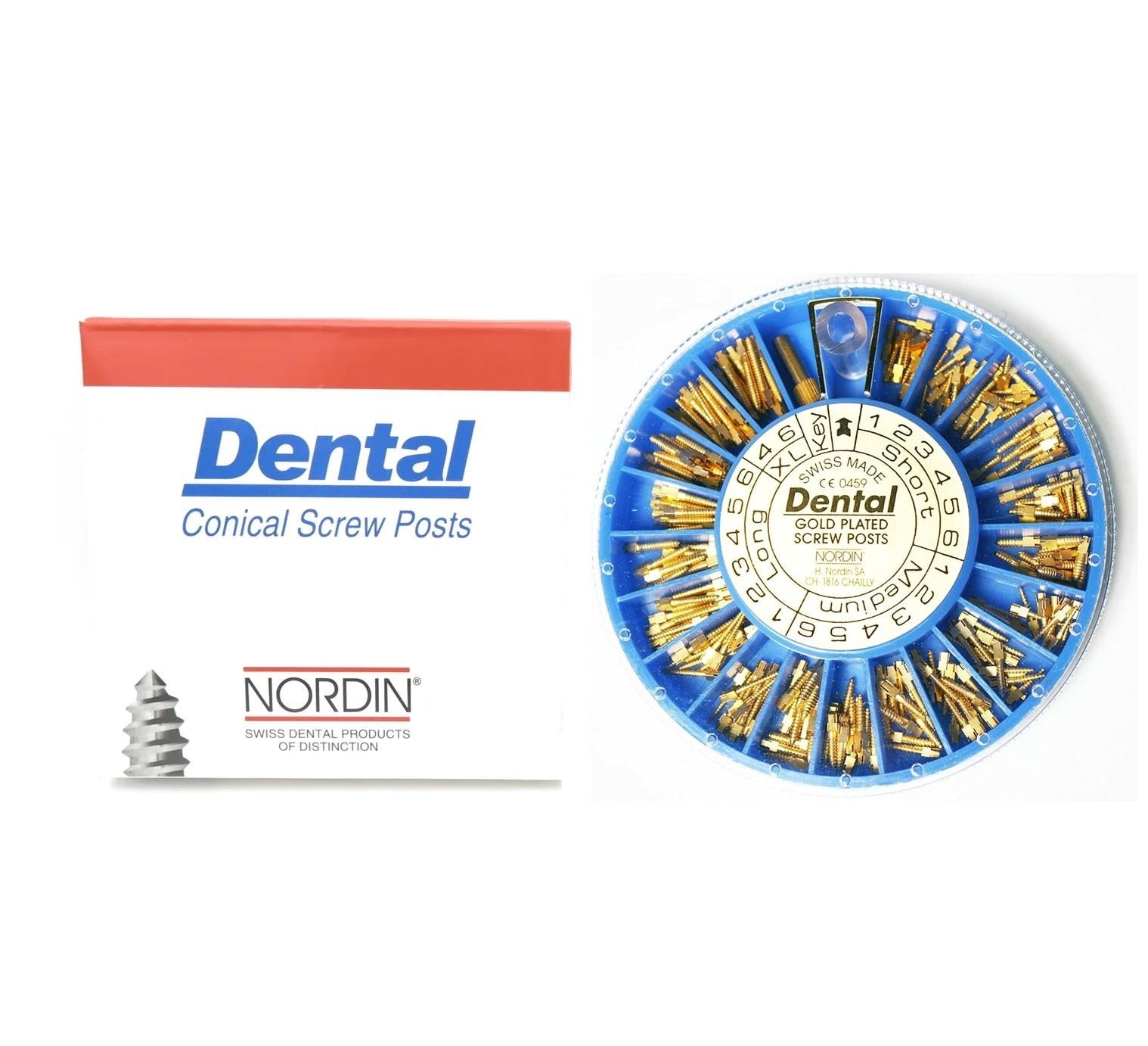 Nordin Dental Screw Gold Kök Kanal Pivo Çivisi Set