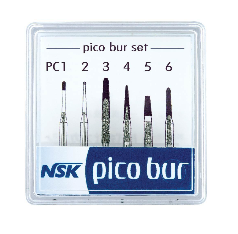 NSK S-Max Pico Pedodontik Frez Seti 6 Lı