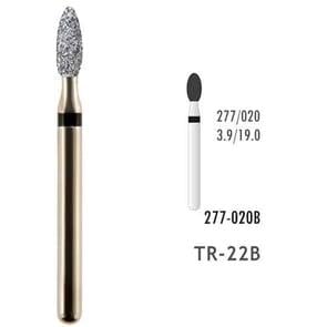 Omega Aeratör Elmas Labut  Frez Siyah Ucu Yuvarlak