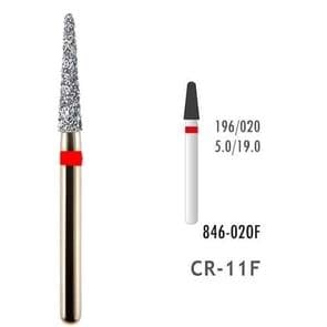 Omega Aeratör Elmas Taper Frez Kırmızı Shoulder