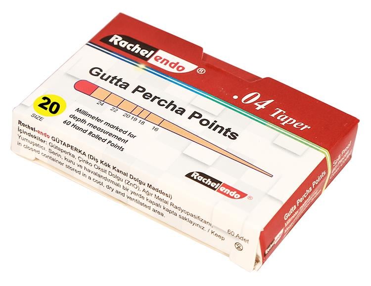 Rachel Endo Gutta Percha Points 0.04 Açılı