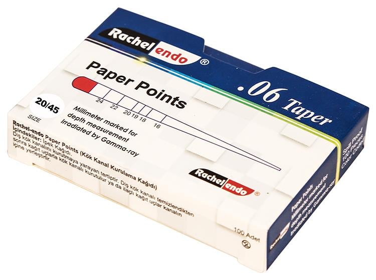 Rachel Endo Paper Points 0.06 Açılı