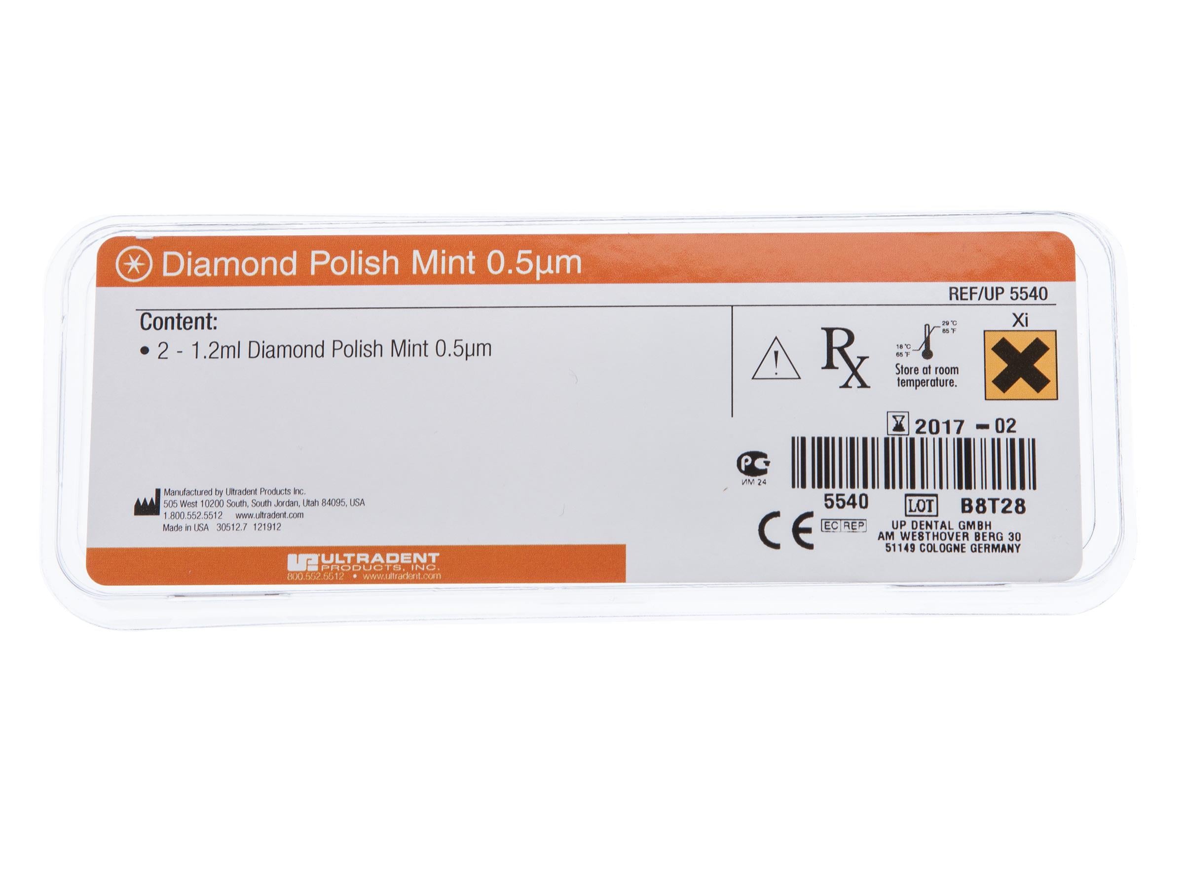 Ultradent Diamond Polish Mint Elmas Polisaj Patı Diamond Polish Mint 0,5 μm Mini Refill