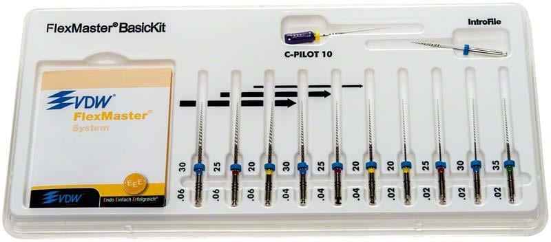 VDW FlexMaster Rotary Kanal Eğesi NiTi Basic Kit