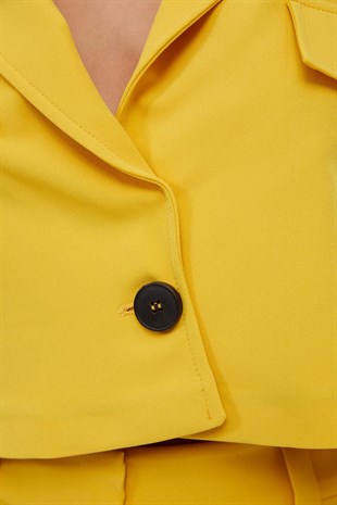 MUSTARD SUIT WITH TROUSERS 1YI4CTA0112(CK0290-PN0517)