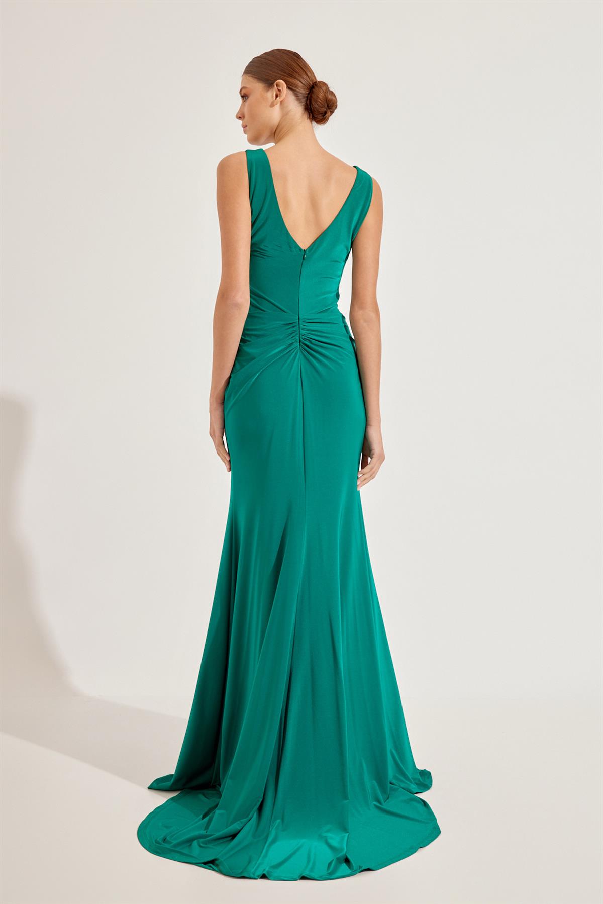 Aqua hot sale green gown