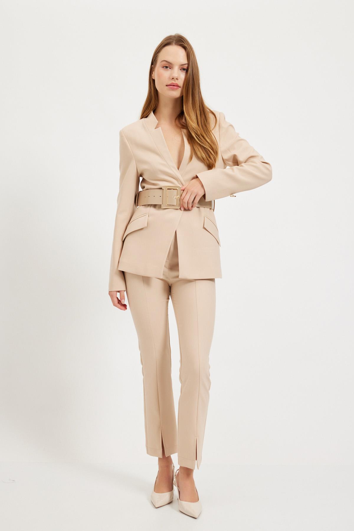 Buy Peter England Elite Beige Slim Fit Three Piece Suits for Mens Online   Tata CLiQ
