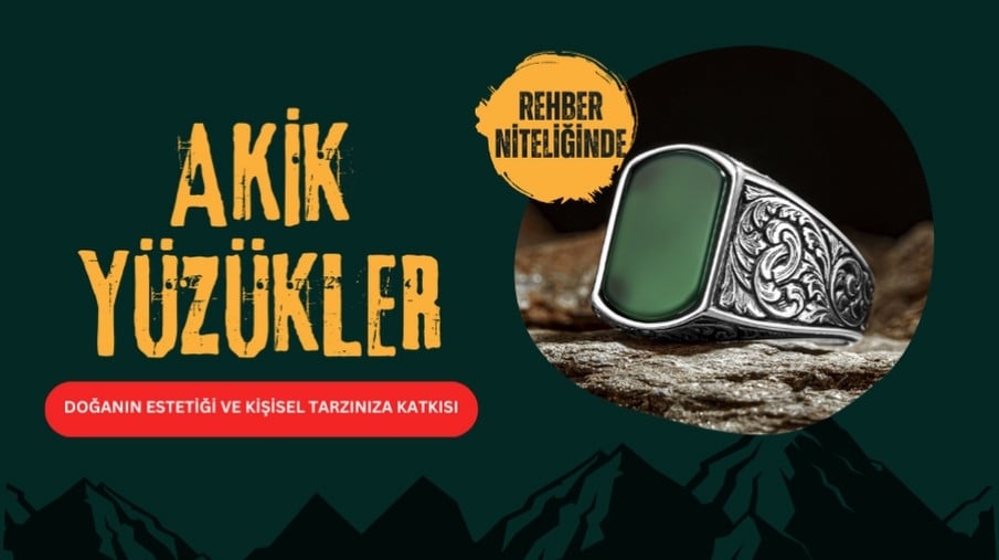 Akik Yüzük, Akik Yüzükler, Akik Taşlı Yüzük