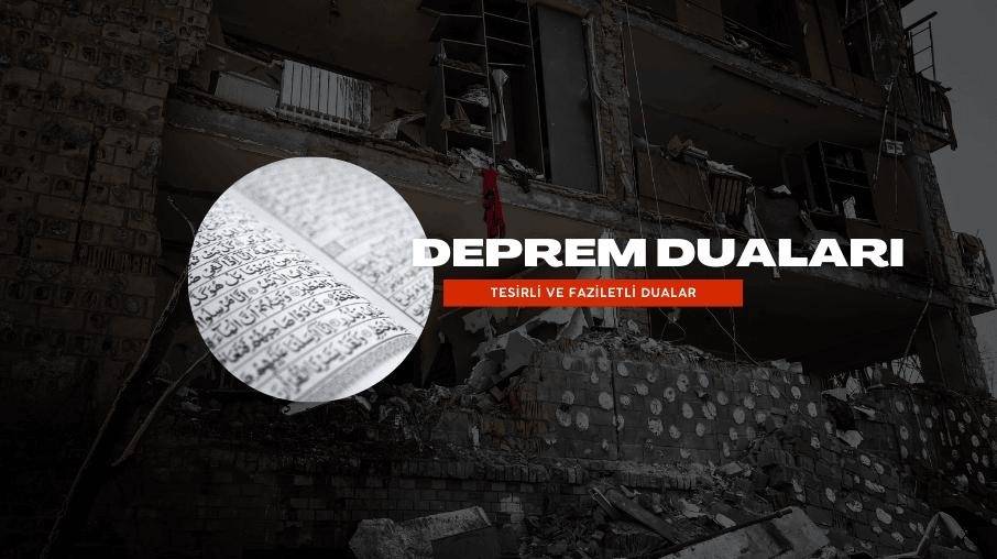 Depremde Okunacak Dua