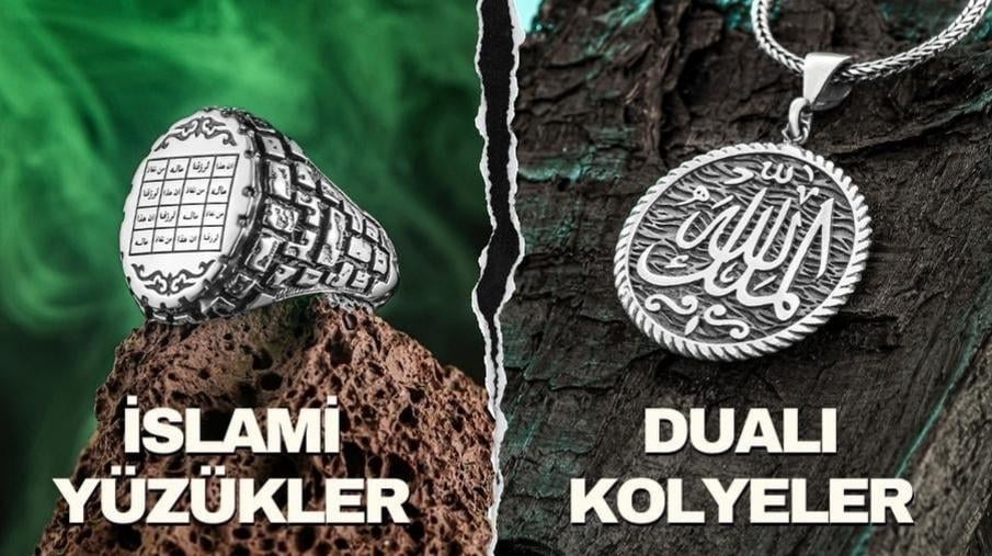 islami yüzük, dini yüzük, dualı kolye