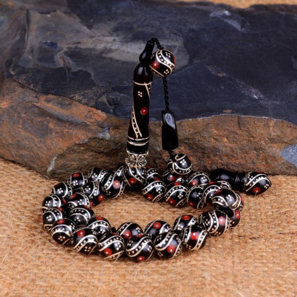 Çift Çeşmi Bülbül Gümüş İşleme Erzurum Oltu Taşı Tesbih