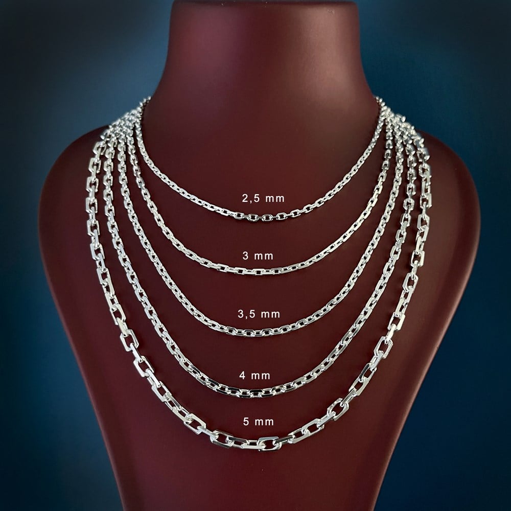 Forse Zincir Gümüş Kolye