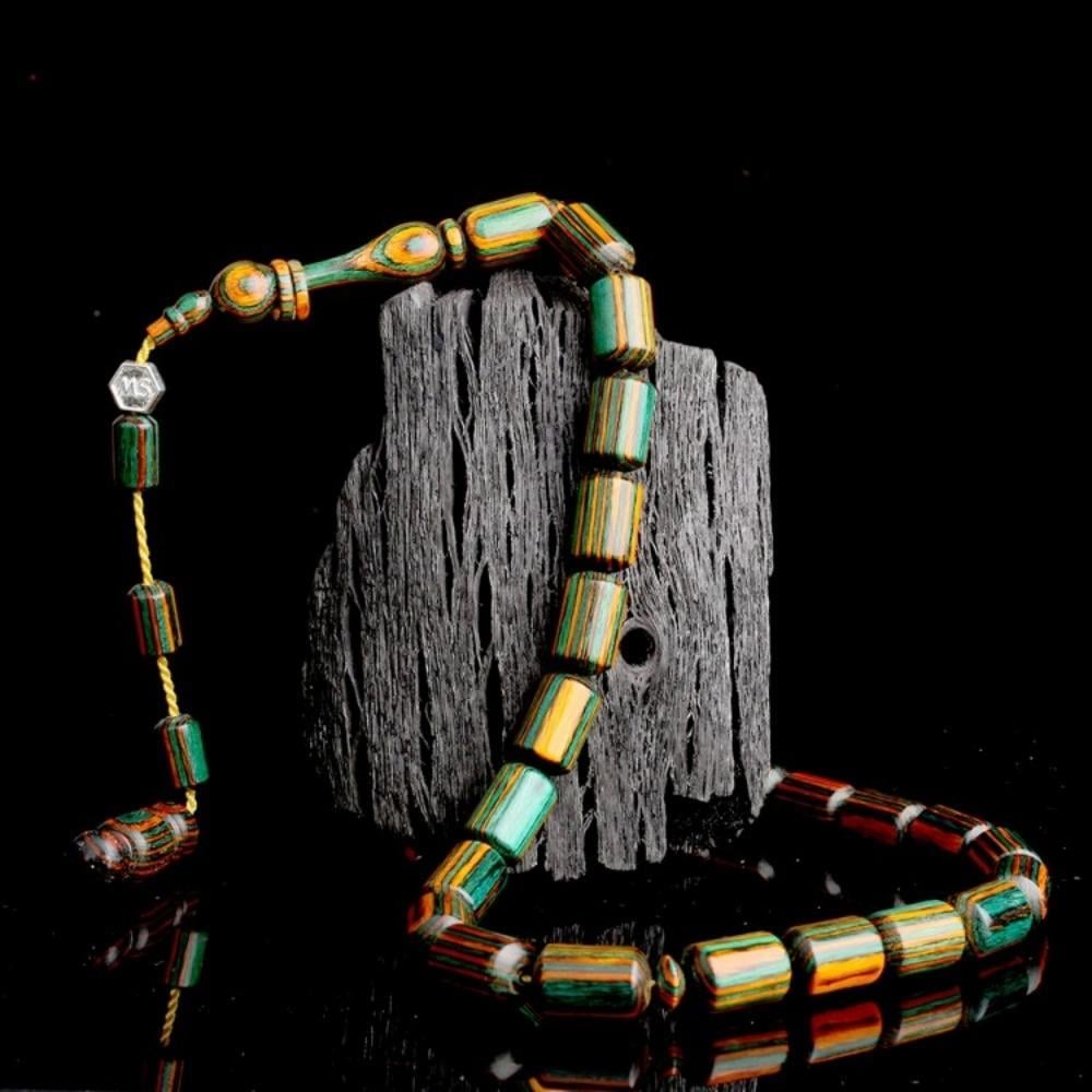 Kapsül Kesim Sistemli Kâfur Ağacı Model TesbihDoğal Ağaç Tesbih