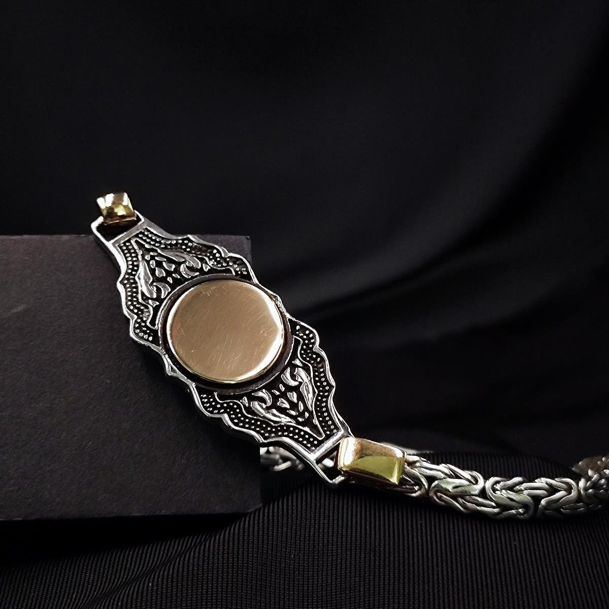 Kişiye Özel Gümüş Kral Bileklik