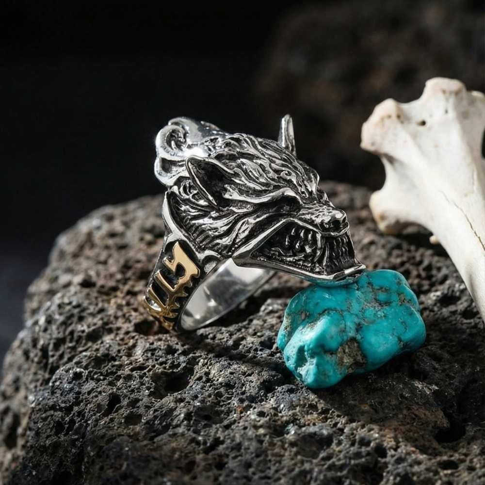 Kurt Kafası Gümüş YüzükBozkurt Yüzükleri