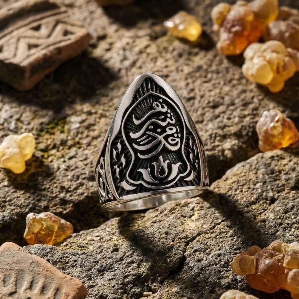 Nali Şerif Baş Parmak Gümüş Erkek YüzükBaşparmak & Zihgir Yüzükleri