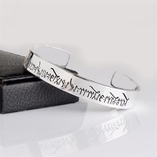 Kişiye Özel Gümüş Plaka Bileklik