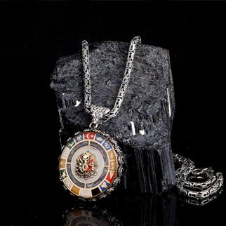 Osmanlı Devlet Arması 16 Türk Devleti Gümüş Kolye