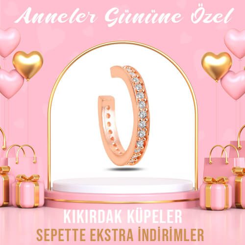 Gümüş Kıkırdak Küpeler