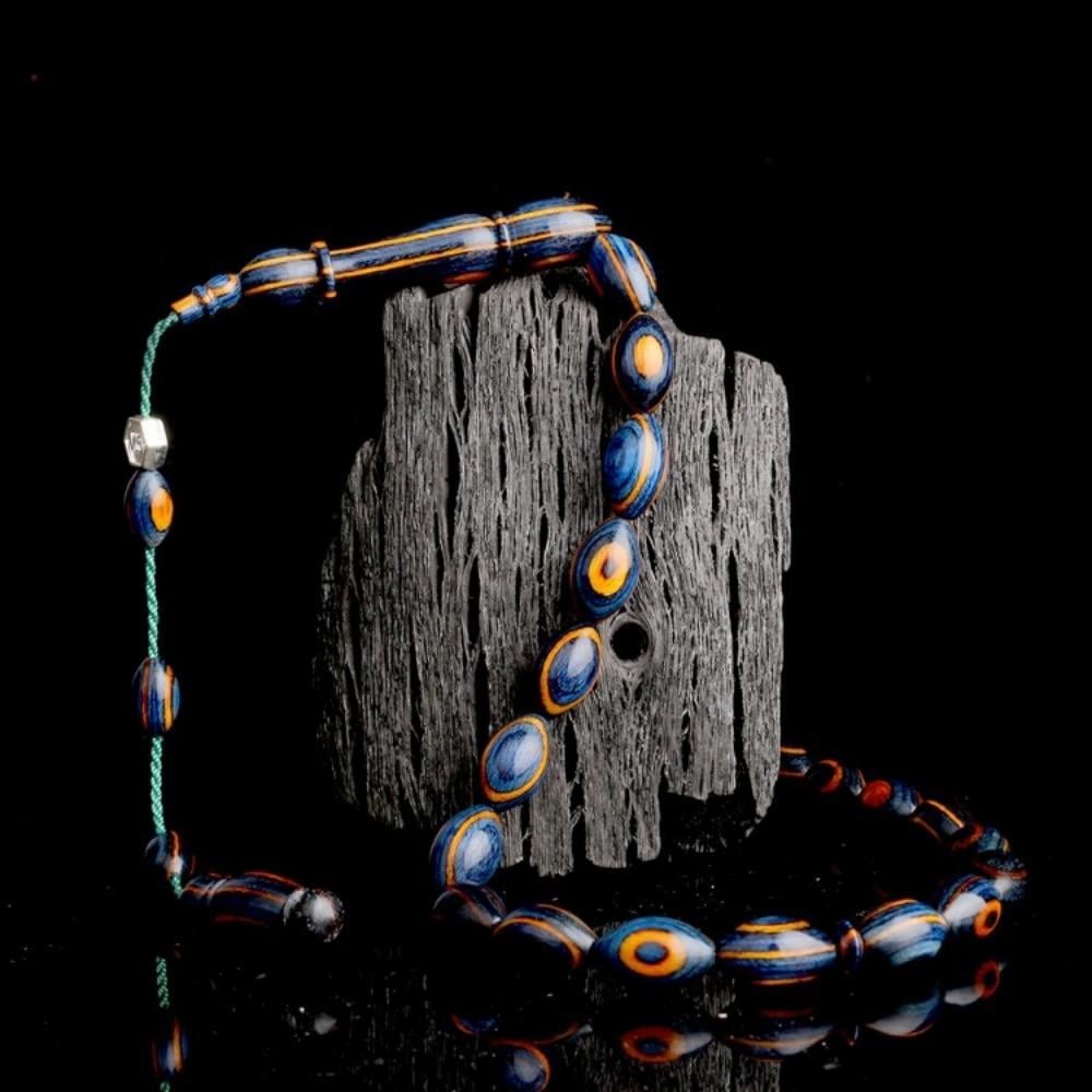 Arpa Kesim Sistemli Kâfur Ağacı Model TesbihDoğal Ağaç Tesbih