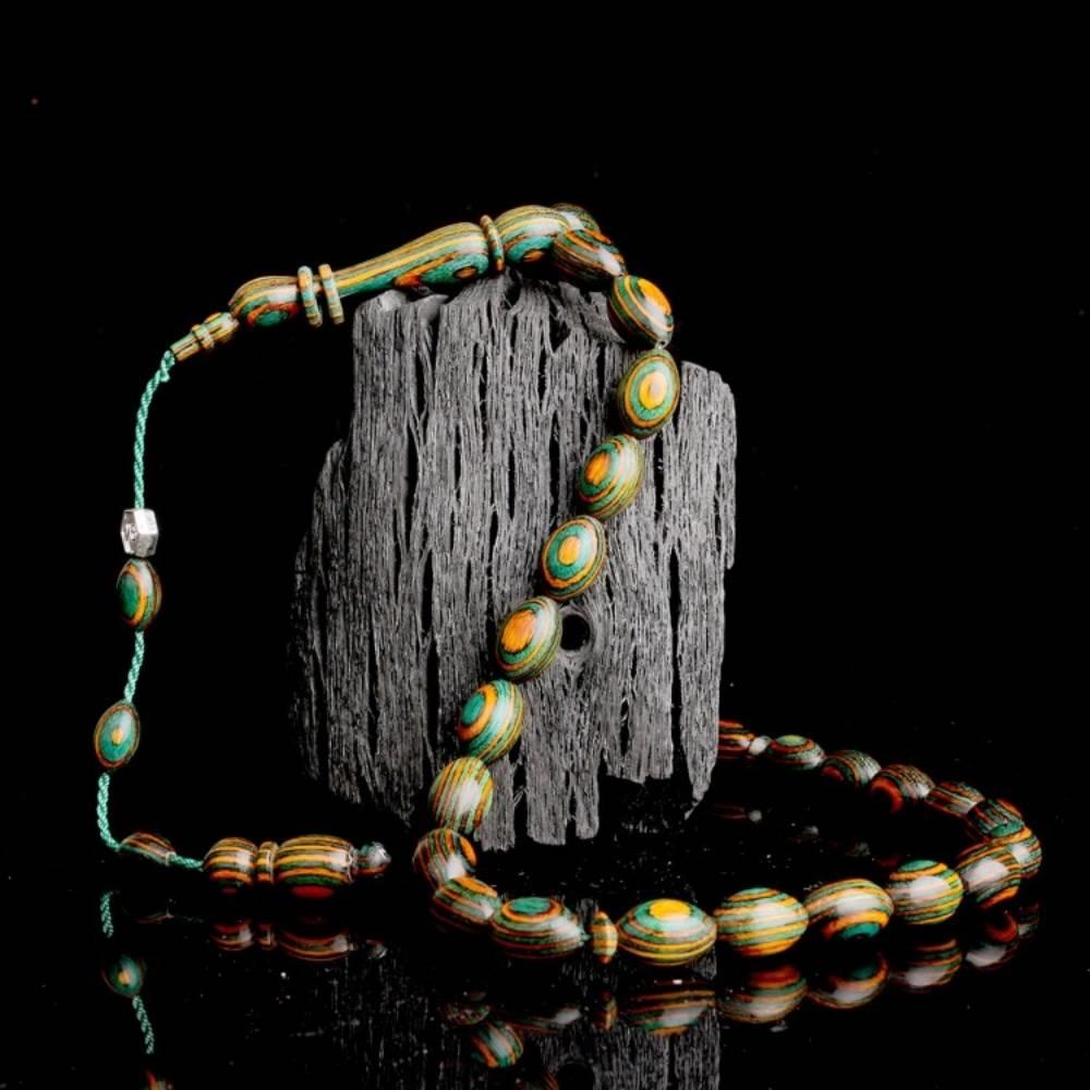 Arpa Kesim Sistemli Kâfur Ağacı Model TesbihDoğal Ağaç Tesbih