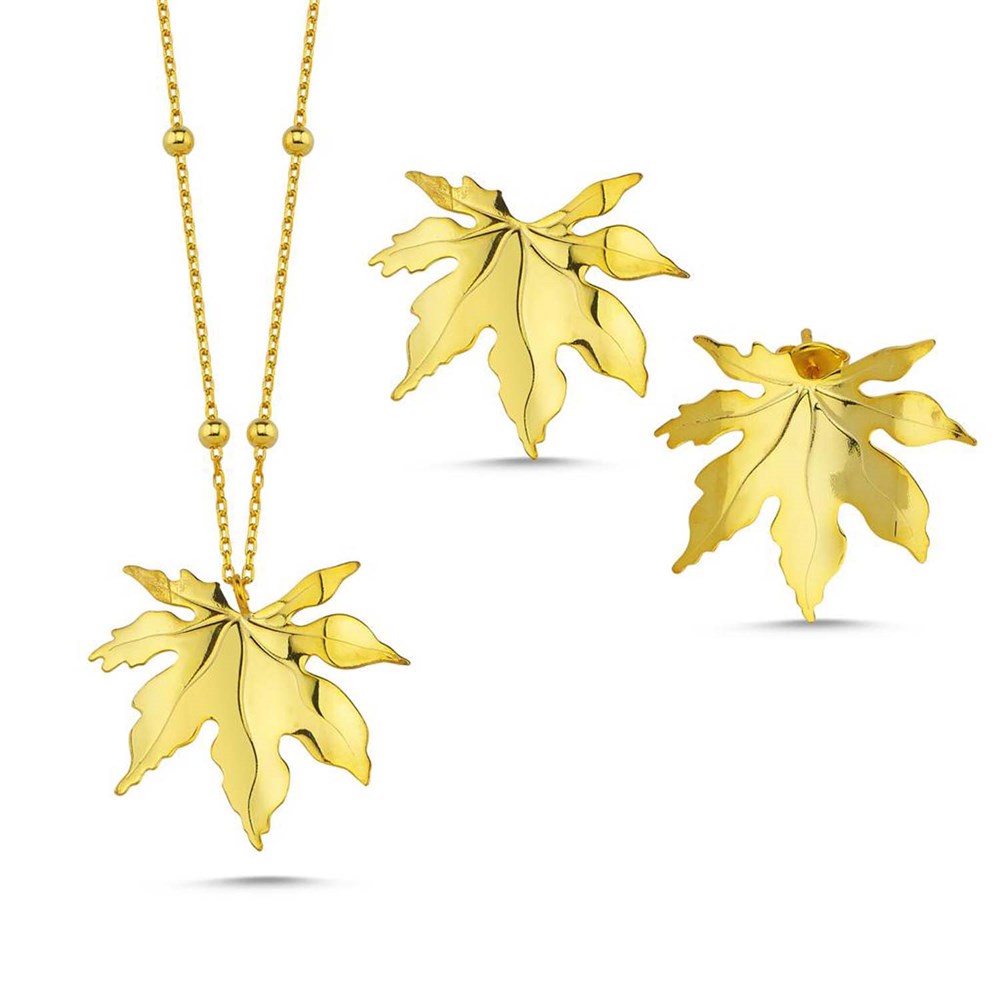 Çınar Taşsız Gümüş Bayan Set