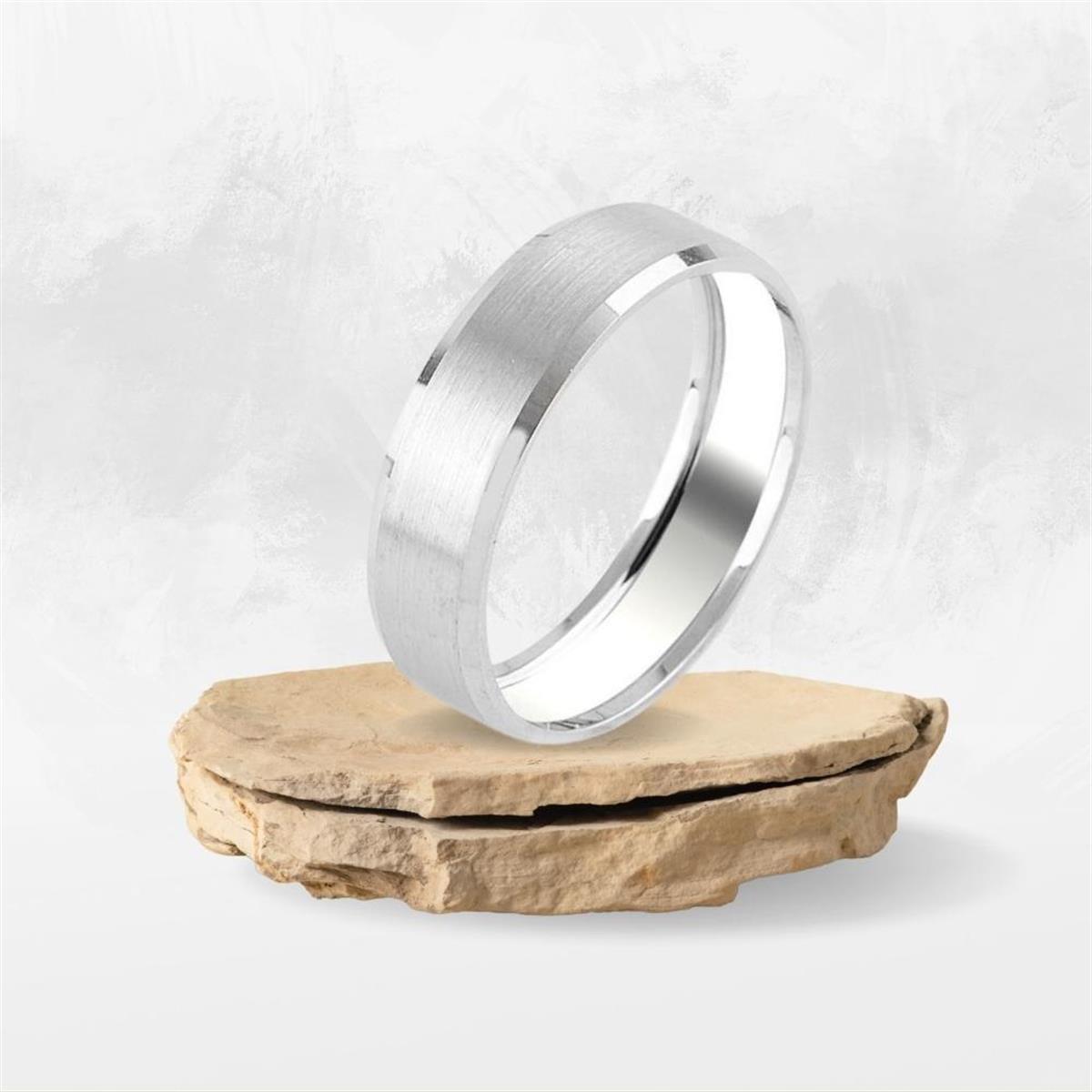 Düz  925 Ayar Gümüş Alyans