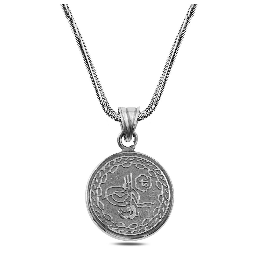 Eskitme Osmanlı Tuğra İşlemeli Gümüş Cevşen Kolye Fiyatı