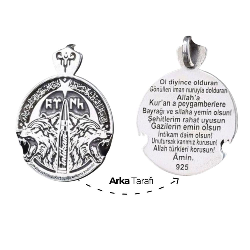 İntikam Gümüş Kolye UcuKolye Ucu